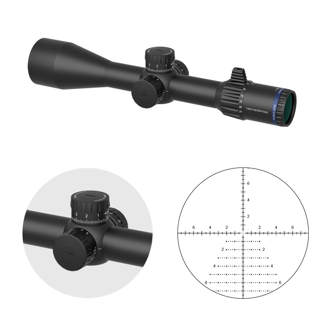 Vector Optics Vector Optics SCFF-34 Taurus Gen II 4-32x56 FFP Zielfernrohr (Ideal für Jagd, Sport und Airsoft)