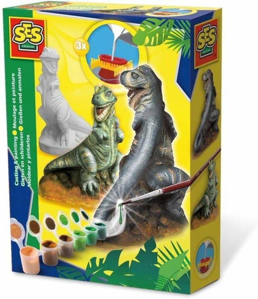 SES Creative Spiel SES Creative Gipsgießset T-Rex - Dinosaurier Bastelset