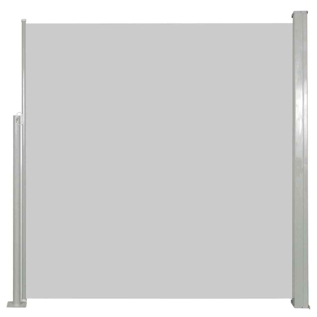 vidaXL Seitenmarkise 140 x 300 cm Ausziehbare Seitenmarkise 140x300 cm Creme