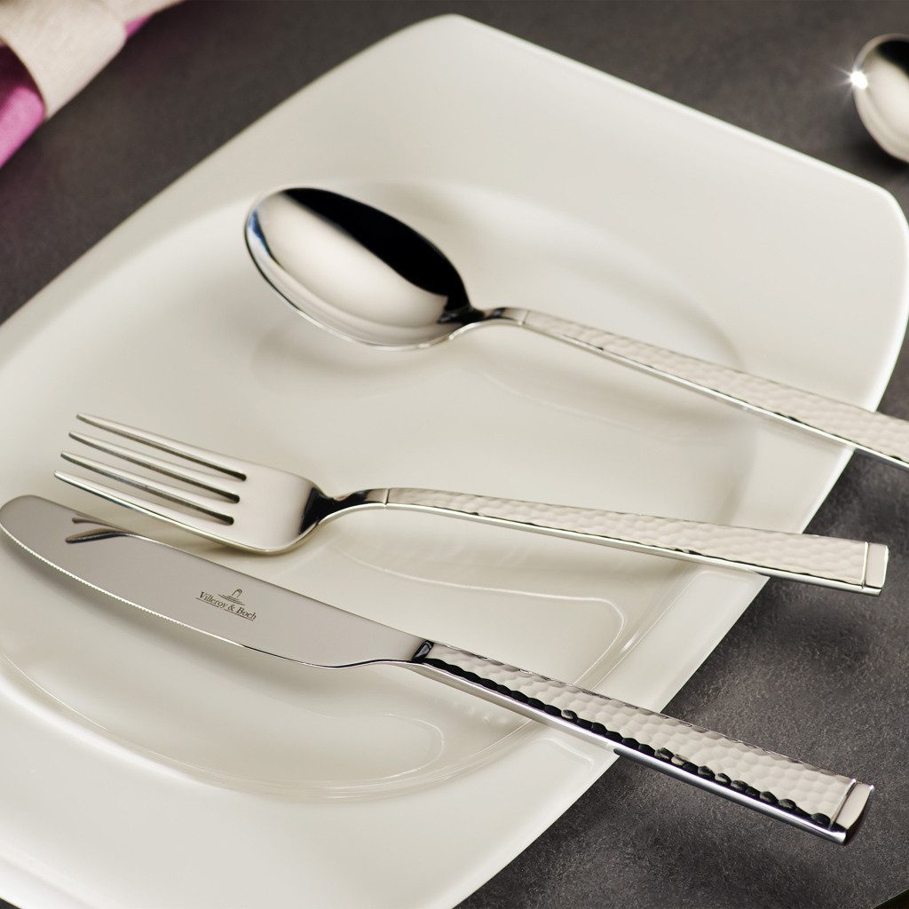 Villeroy & Boch Suppenlöffel Blacksmith Tafellöffel 202 mm 6er Set (6 Stück)