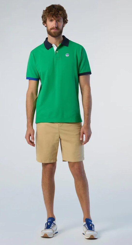 North Sails Poloshirt (Baumwolle) grün Herren