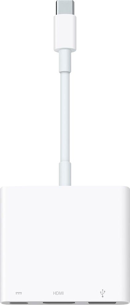Apple USB-C Digital AV MultApple iPort Перехідники Smartphone-Adapter Lightning zu HDMI, USB Typ A, USB-C