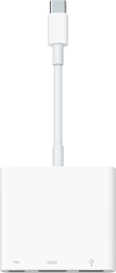 Apple USB-C Digital AV MultApple iPort Adapter Smartphone-Adapter Lightning zu HDMI, USB Typ A, USB-C