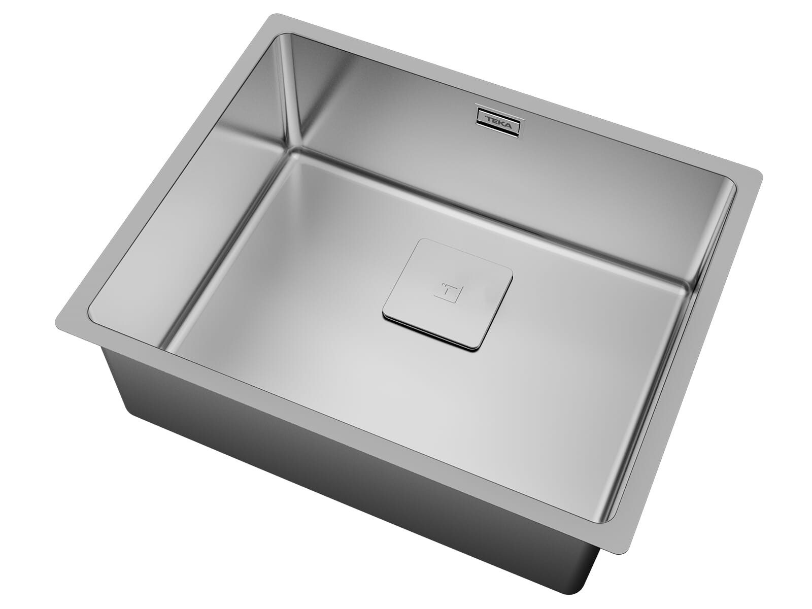 Teka Edelstahlspüle, rechteckig, 54/44 cm, (1 St)