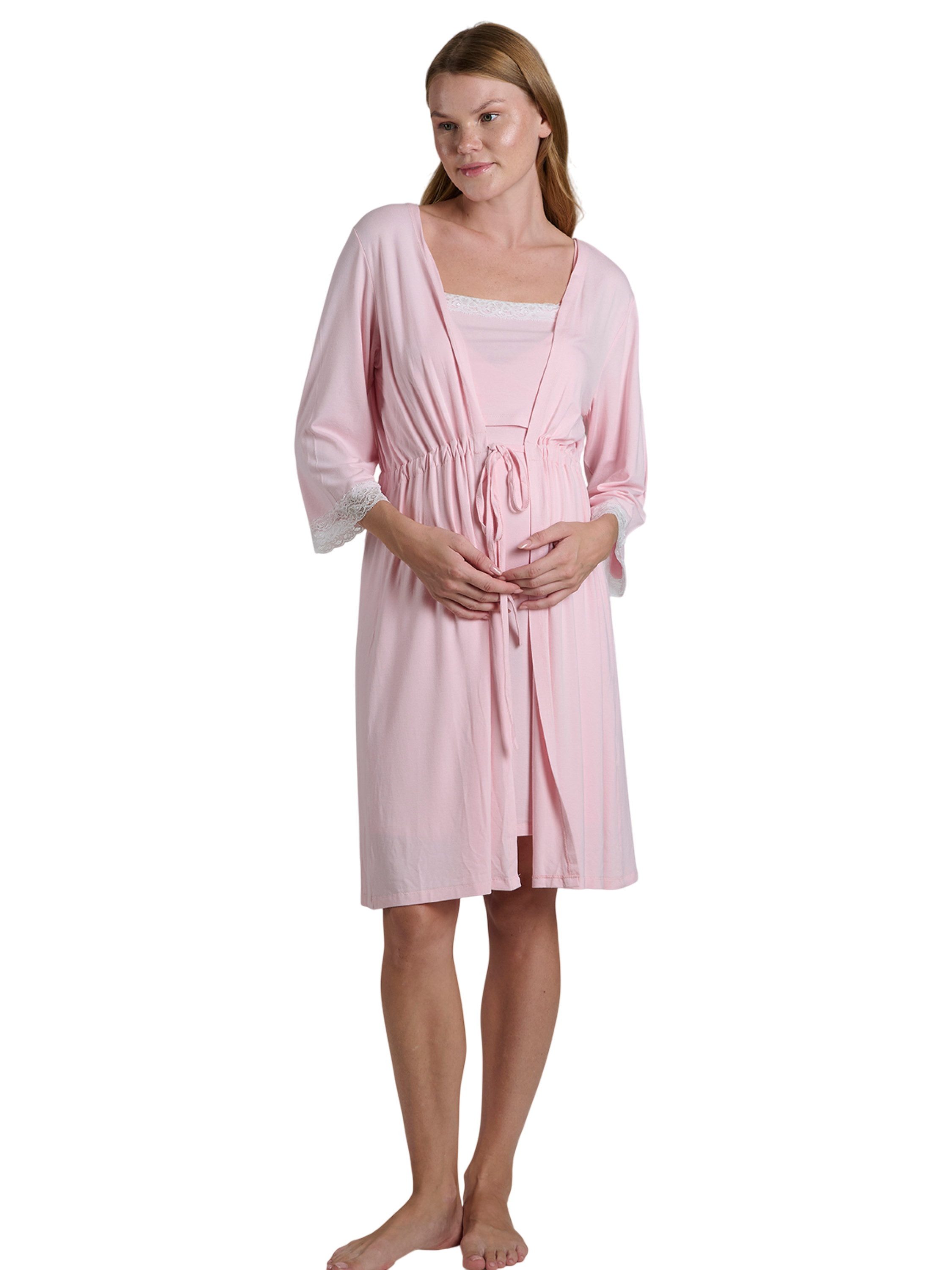 LYNMAMA Umstandssweathose Damen Pyjama-Set