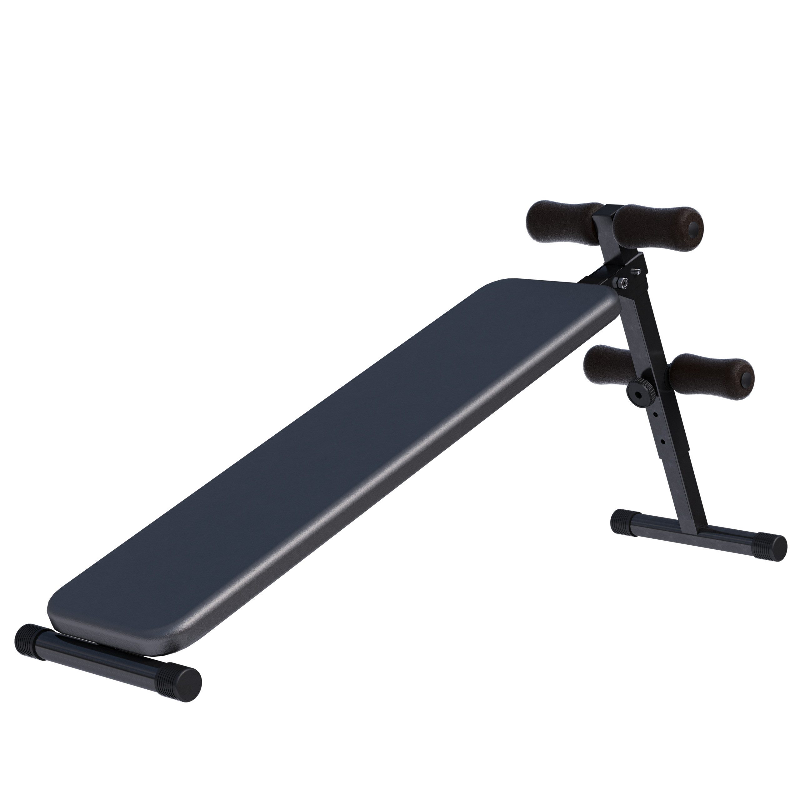 GORILLA SPORTS Sit-Up Bank Klappbar, Beinfixierung, aus Stahl - Bauchtrainer, Rückentrainer, (1-tlg)