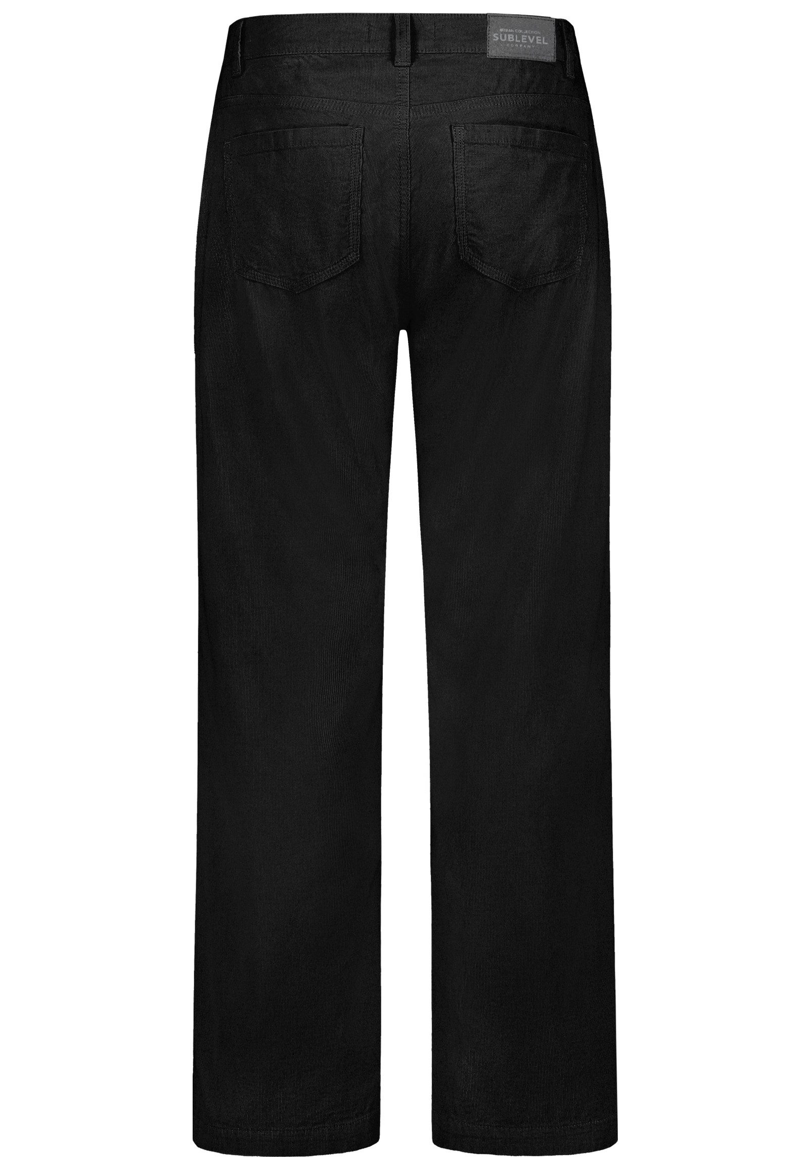 SUBLEVEL Stoffhose Damen Kordhose Straight wide günstig online kaufen