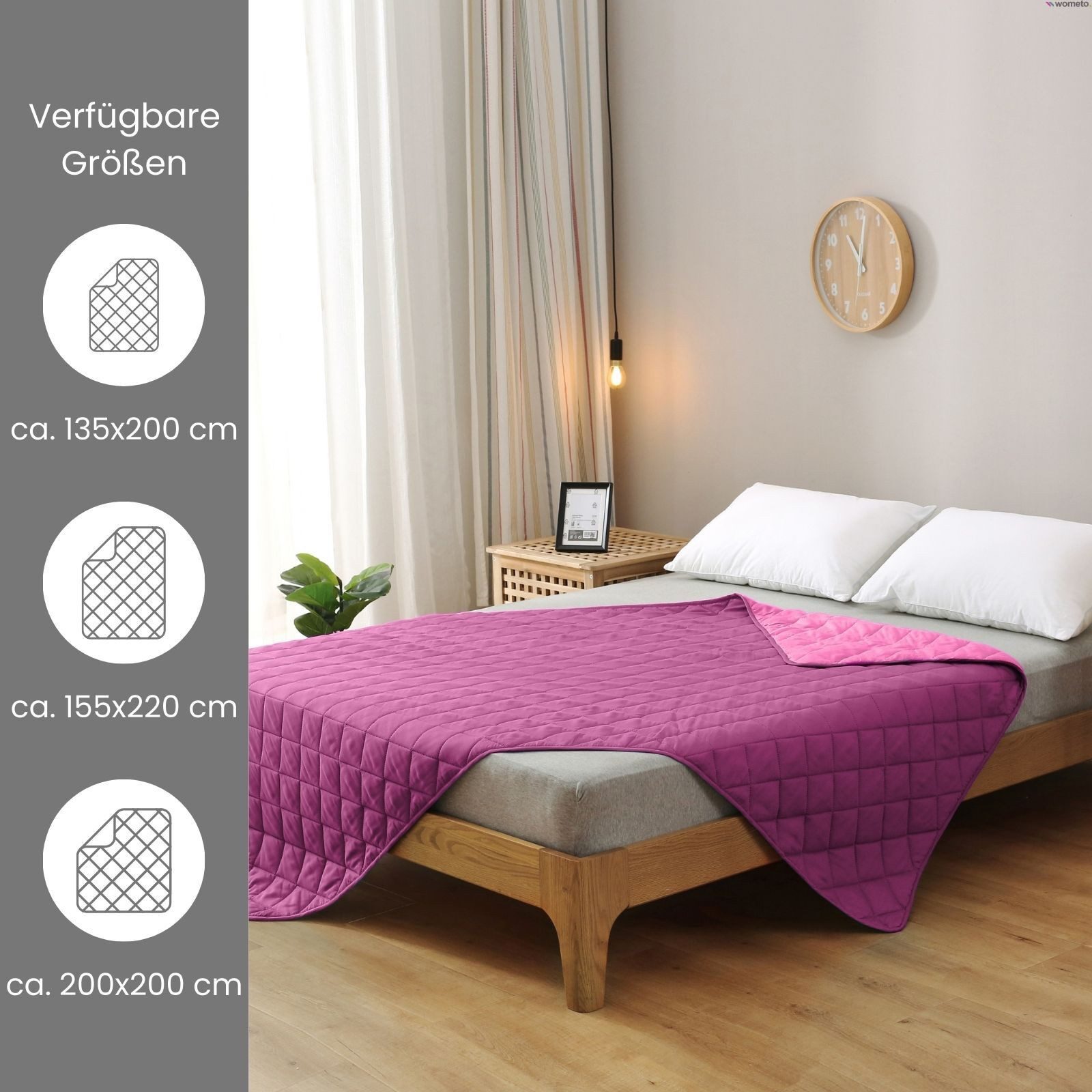 wometo Microfaserbettdecke Camping, 3 Deckengrößen, Füllung: Kunstfaser, OE günstig online kaufen