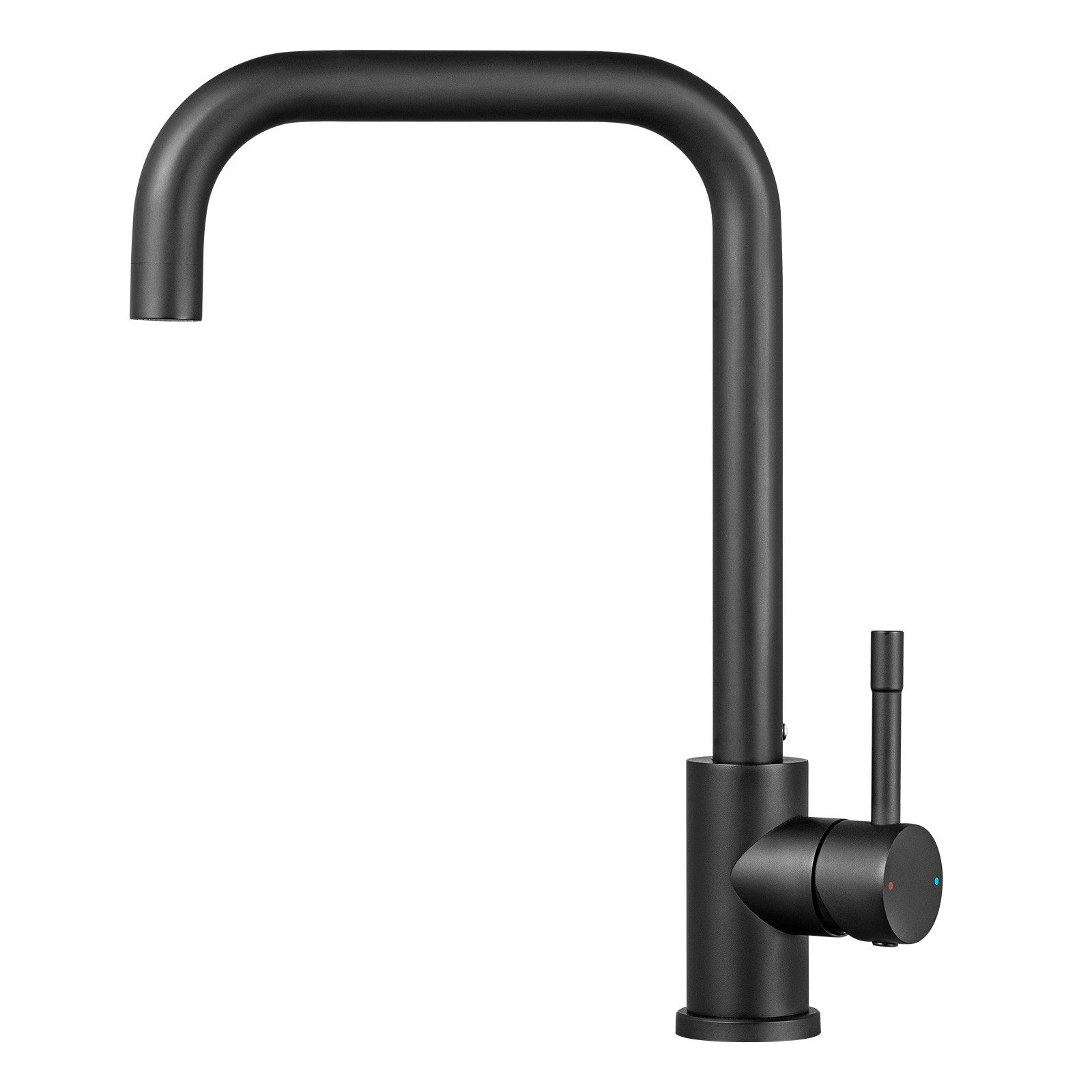CECIPA MAX Küchenarmatur Wasserhahn Küche Mischbatterie Küche 360° Drehbar Hochdruck Armatur Schwarz