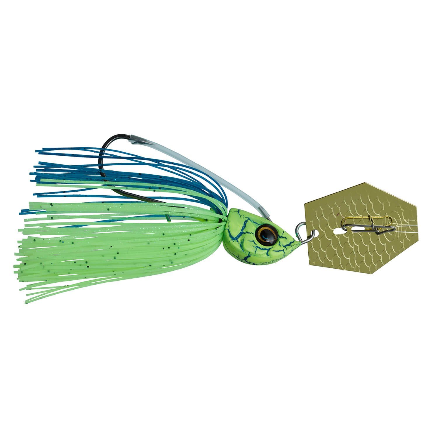 Illex Kunstköder Illex Crazy Crusher Chatterbait 14g, (1-St) Blue Back Chart