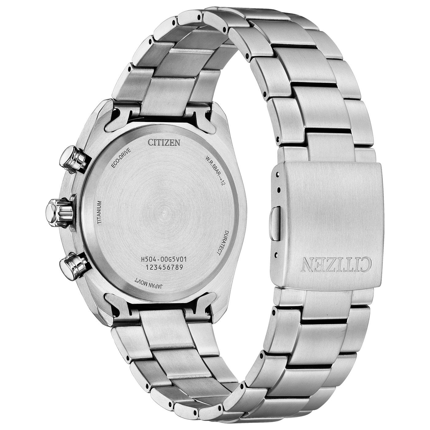 Citizen Chronograph AT2590-59A, Armbanduhr, Solar, Herrenuhr, analog, Big Date, Stoppfunktion