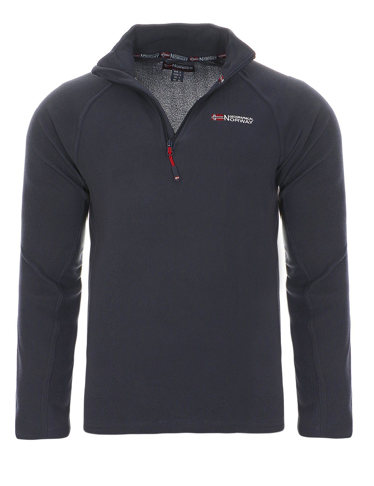 Geographical Norway Fleecepullover Herren leichte Micro Fleece überzieh Pullover Ultraleicht auch in Großen Größen erhältlich