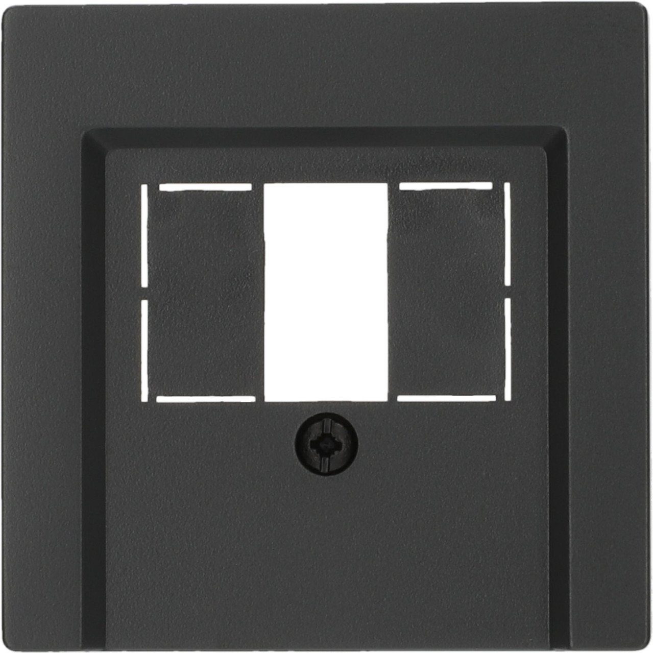 merten Lichtschalter Merten TAE-Abdeckung System M, anthrazit, 297914