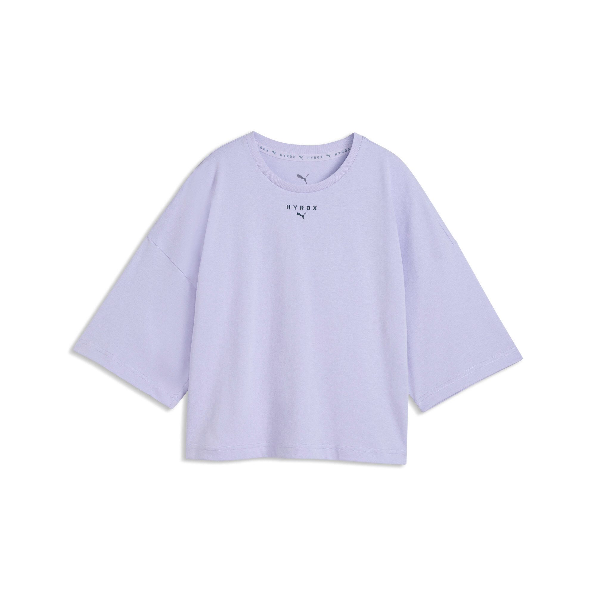 PUMA Trainingsshirt W X HYROX CROPPED LIFESTYLE TEE Regular Fit, Kurzarm, für sportliche Aktivitäten