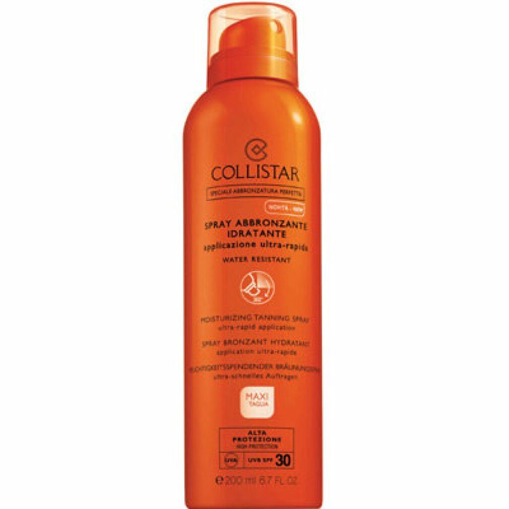 COLLISTAR Sonnenschutzcreme Perfect Tanning Bronzer Moisturizing Spray Spf30 200ml