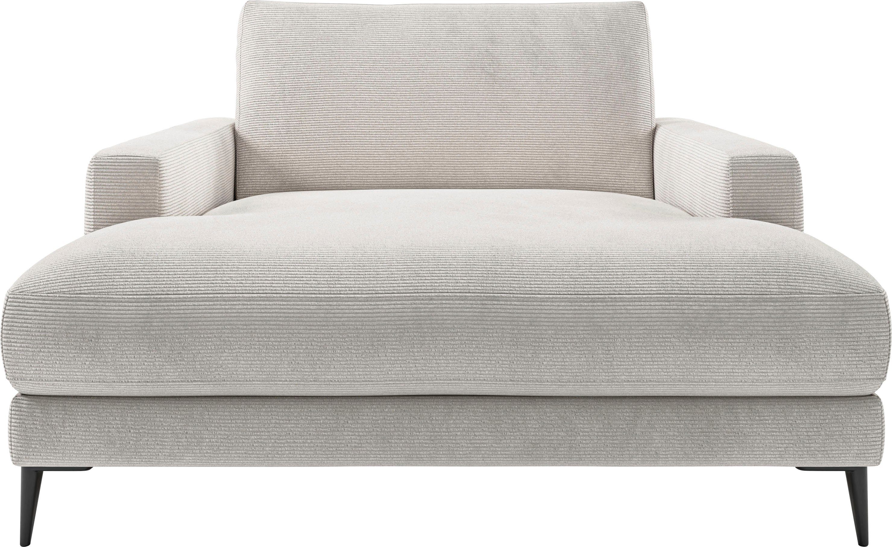 INOSIGN Chaiselongue Downtown Loungemöbel zum Relaxen, B/T/H: 132/170/84 cm, auch in Bouclé, Cord und Easy care - leicht mir Wasser zu reinigen