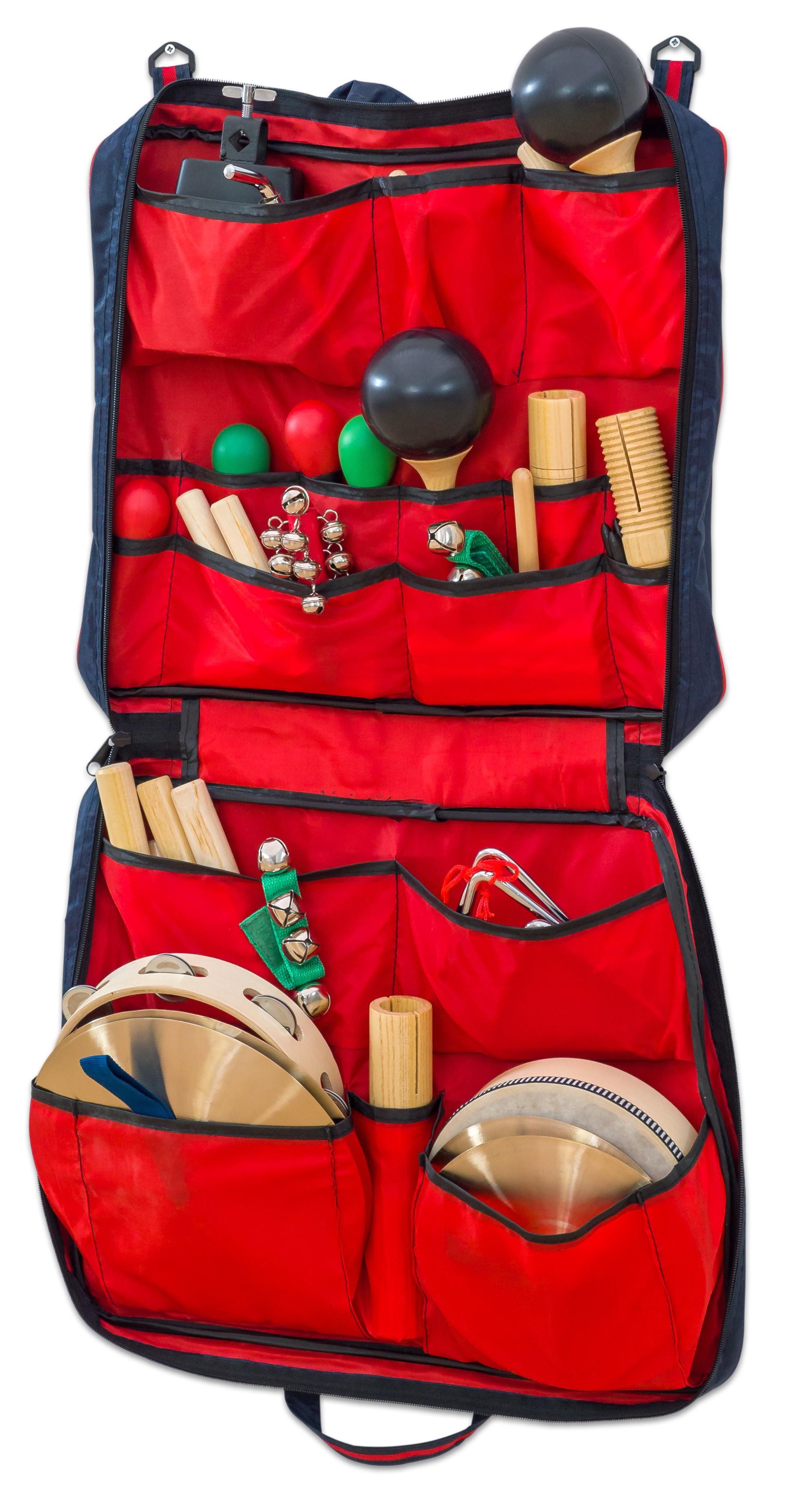 Betzold Spielzeug-Musikinstrument Percussion-Tasche mit 27 Instrumenten