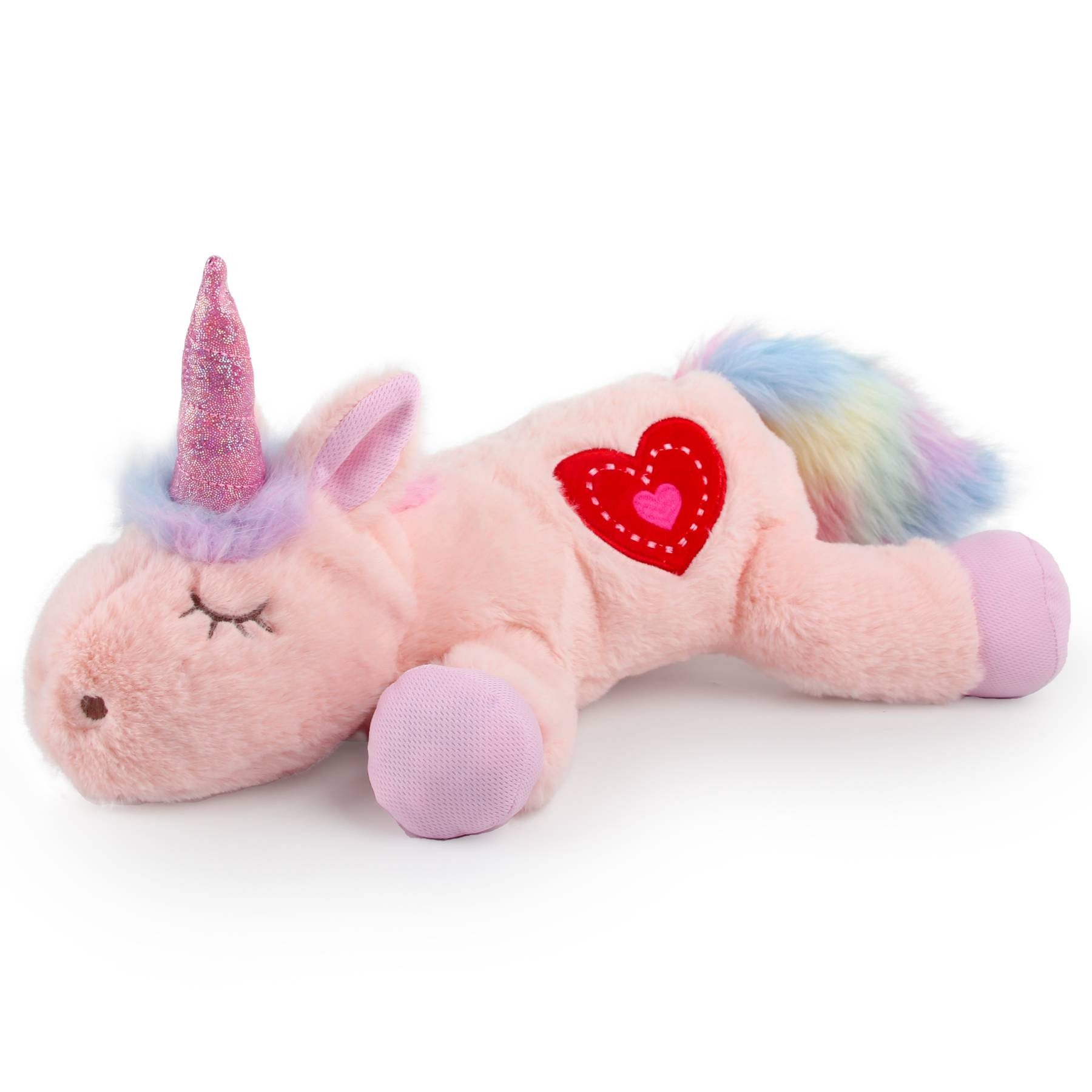 PETGARD Tierkuscheltier Welpenspielzeug mit Herzschlagsimulator, Stoff, und Wärmekissen für die