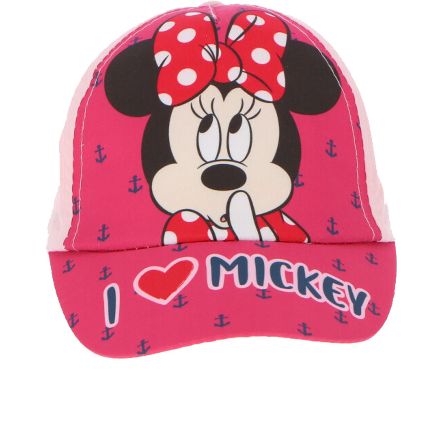 Disney Minnie Mouse Baseball Cap Kappe aus 100% Baumwolle, Stylisch & Bequem