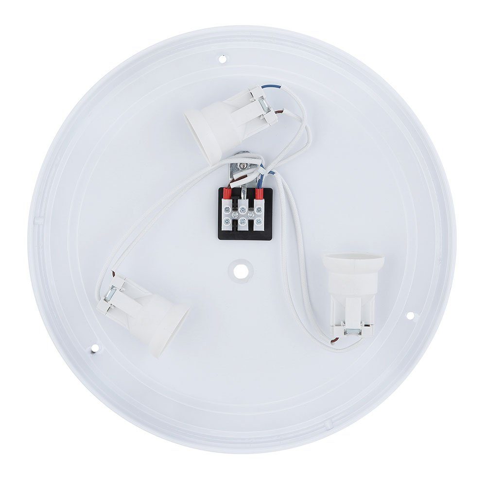 GLOBO LIGHTING Deckenleuchte, Leuchtmittel nicht inklusive, Deckenleuchte Stoff anthrazit Lampe