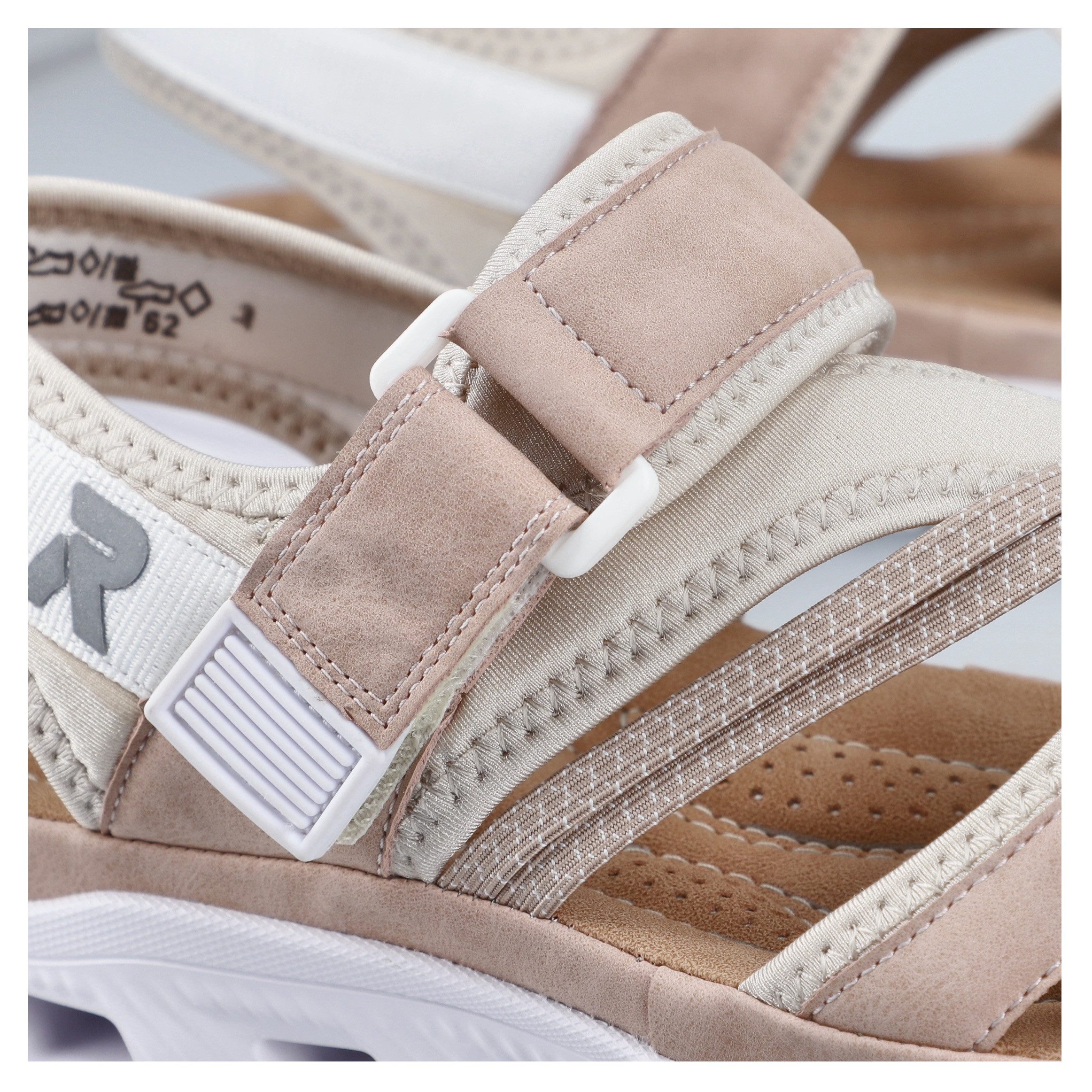 Rieker Sport Trekkingsandale Outdoorsandale, Sommerschuh, Sandale mit praktischen Klettverschlüssen