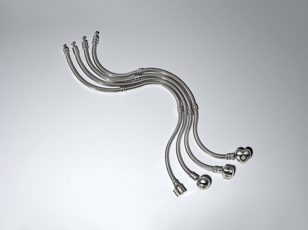 Pandora Bettelarmband Pandora Moments Schlangen-Gliederarmband 594595C00-19