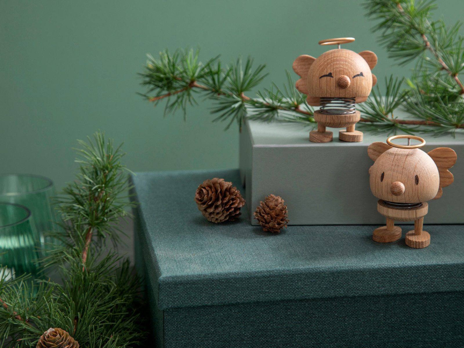 HOPTIMIST Dekofigur Angel Bumble S oak 11,2cm günstig online kaufen