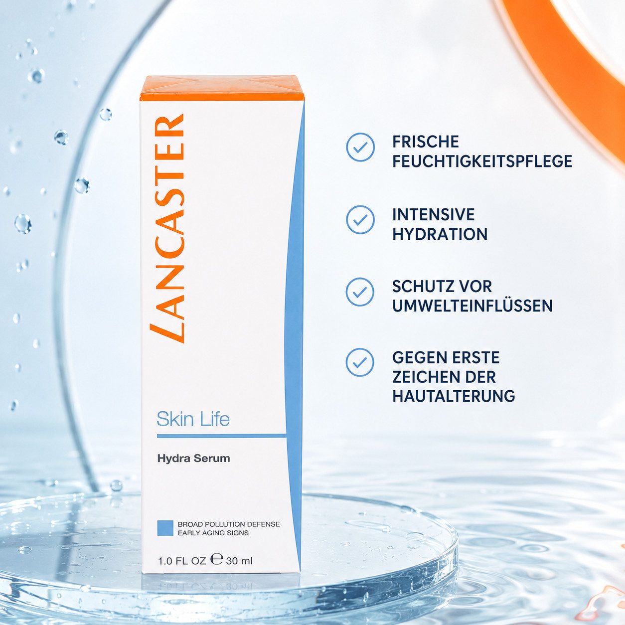 LANCASTER Paris Gesichtsserum Skin Life Hydra Serum 30ml