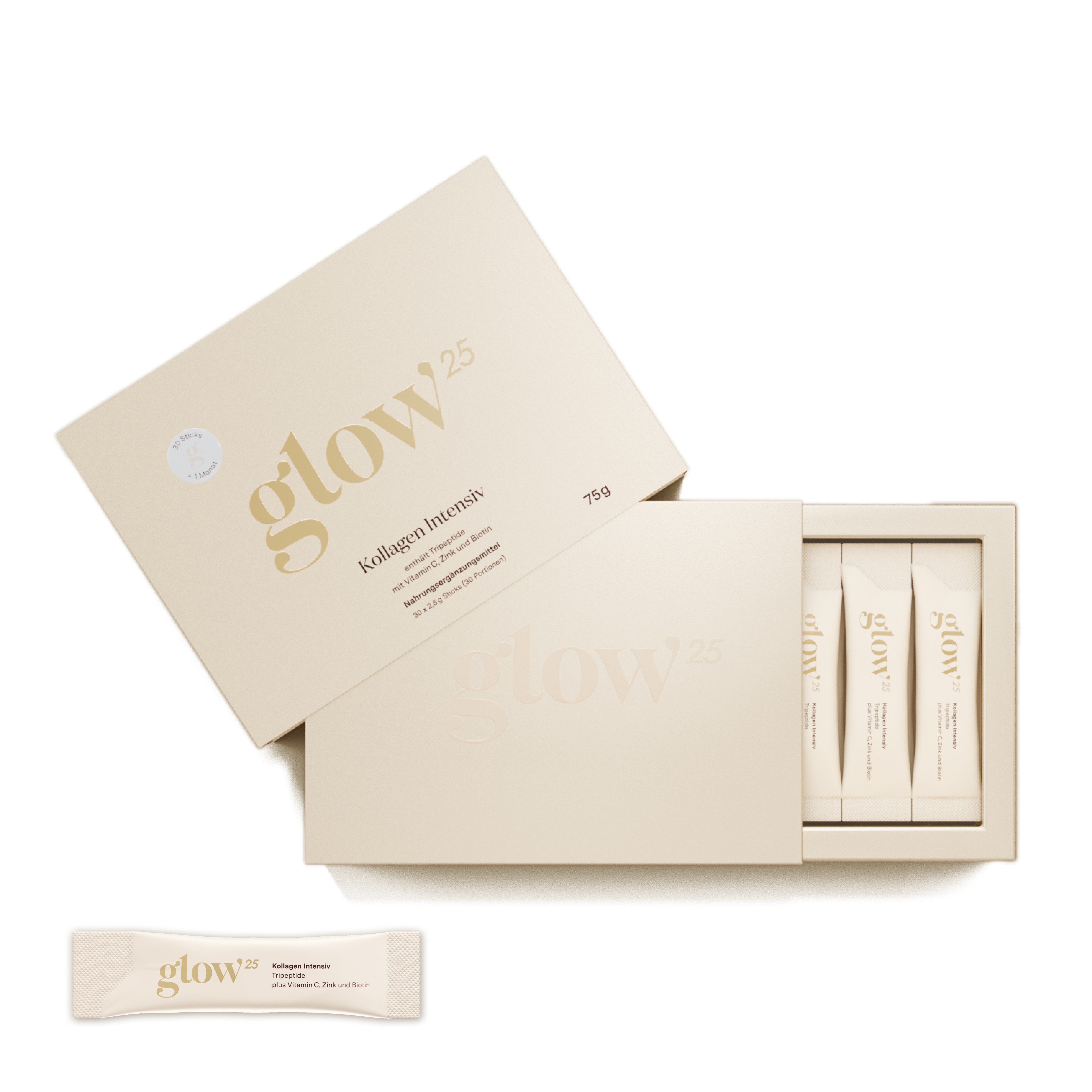Glow25 Glow25® Kollagen Intensiv [30 Sticks] Pulver