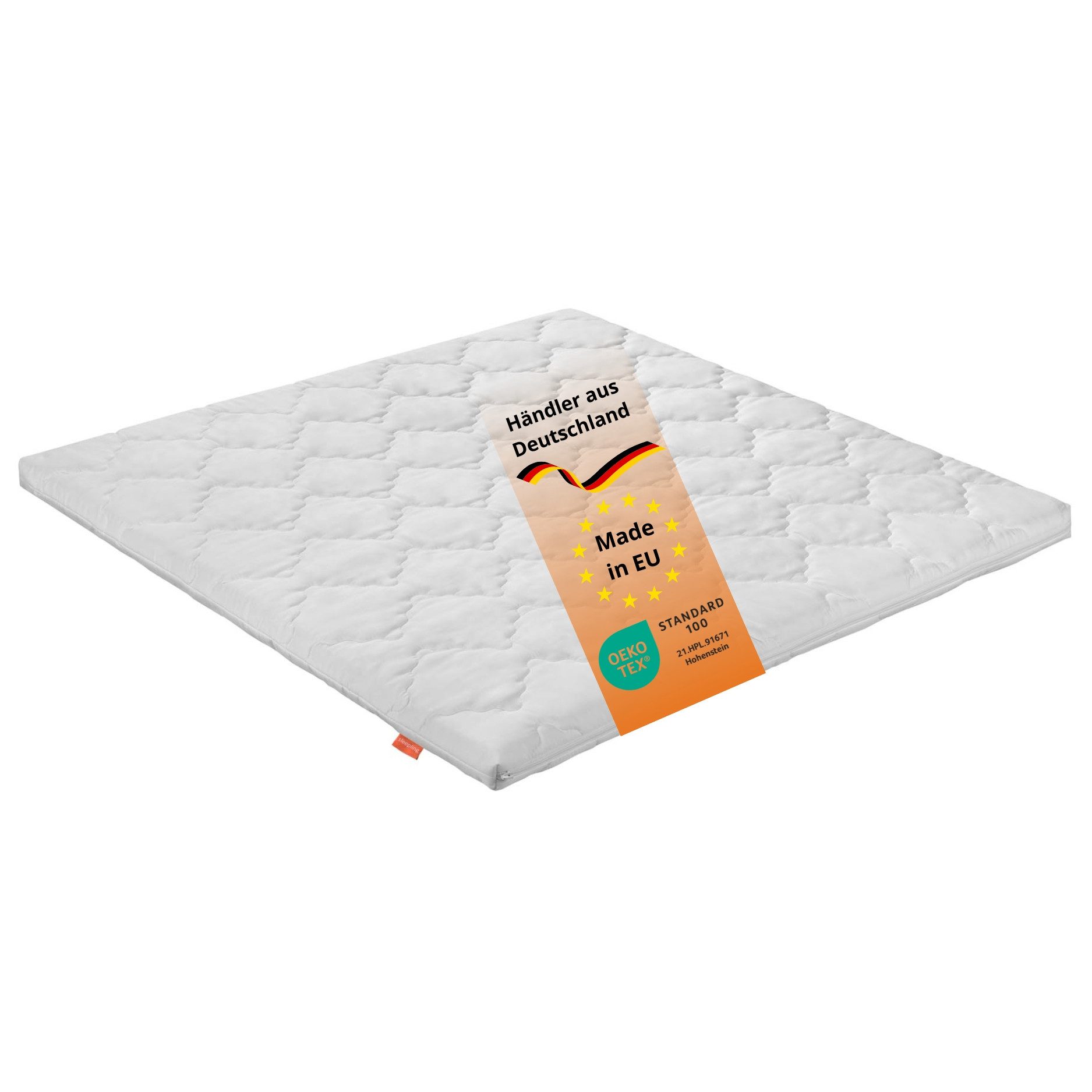 Laufgitter-Matratze Babymatratze, sleepling, 5 cm hoch, einfaches Schlafen, Drehen, Krabbeln und Spielen durch Komfortschaum