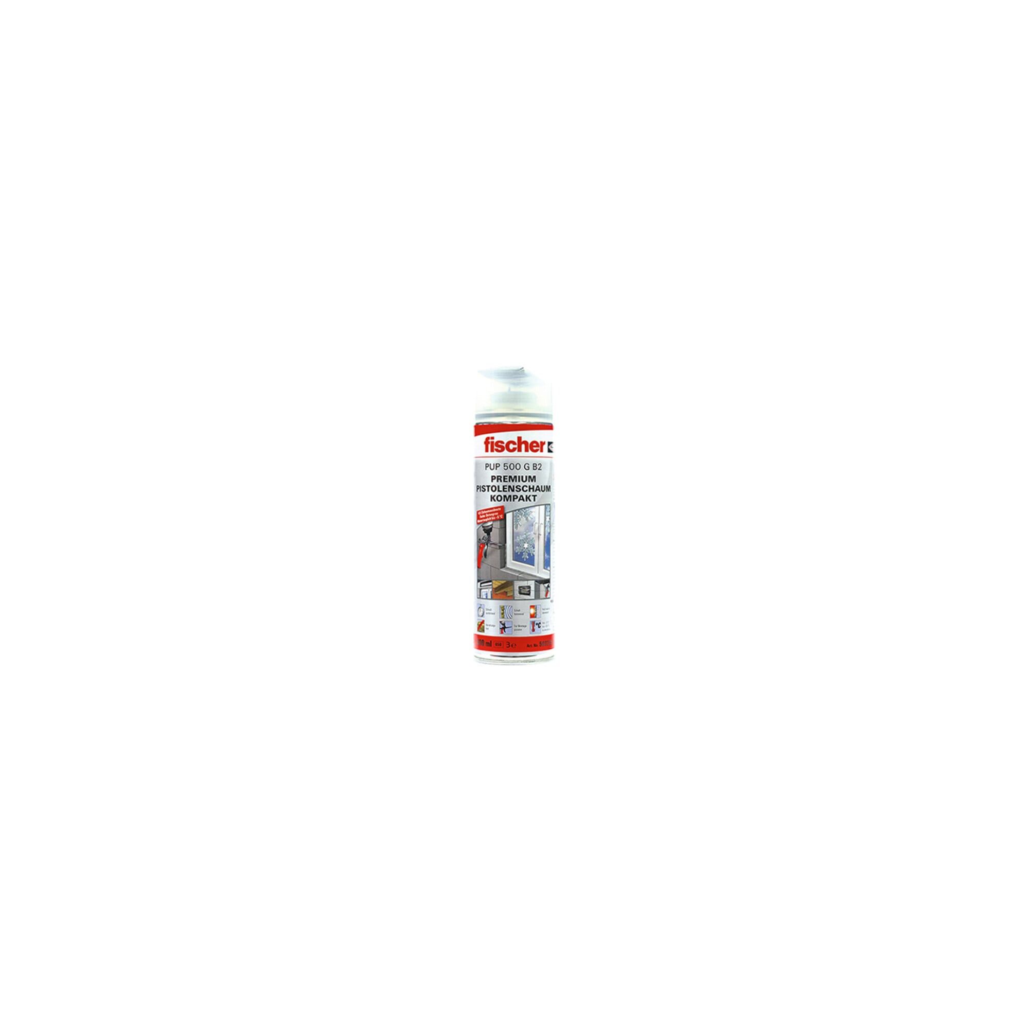 fischer Bauschaumpistole fischer 1K-Pistolenschaum PUP 500 G B2 (MDI-Haltig) 12 Stk