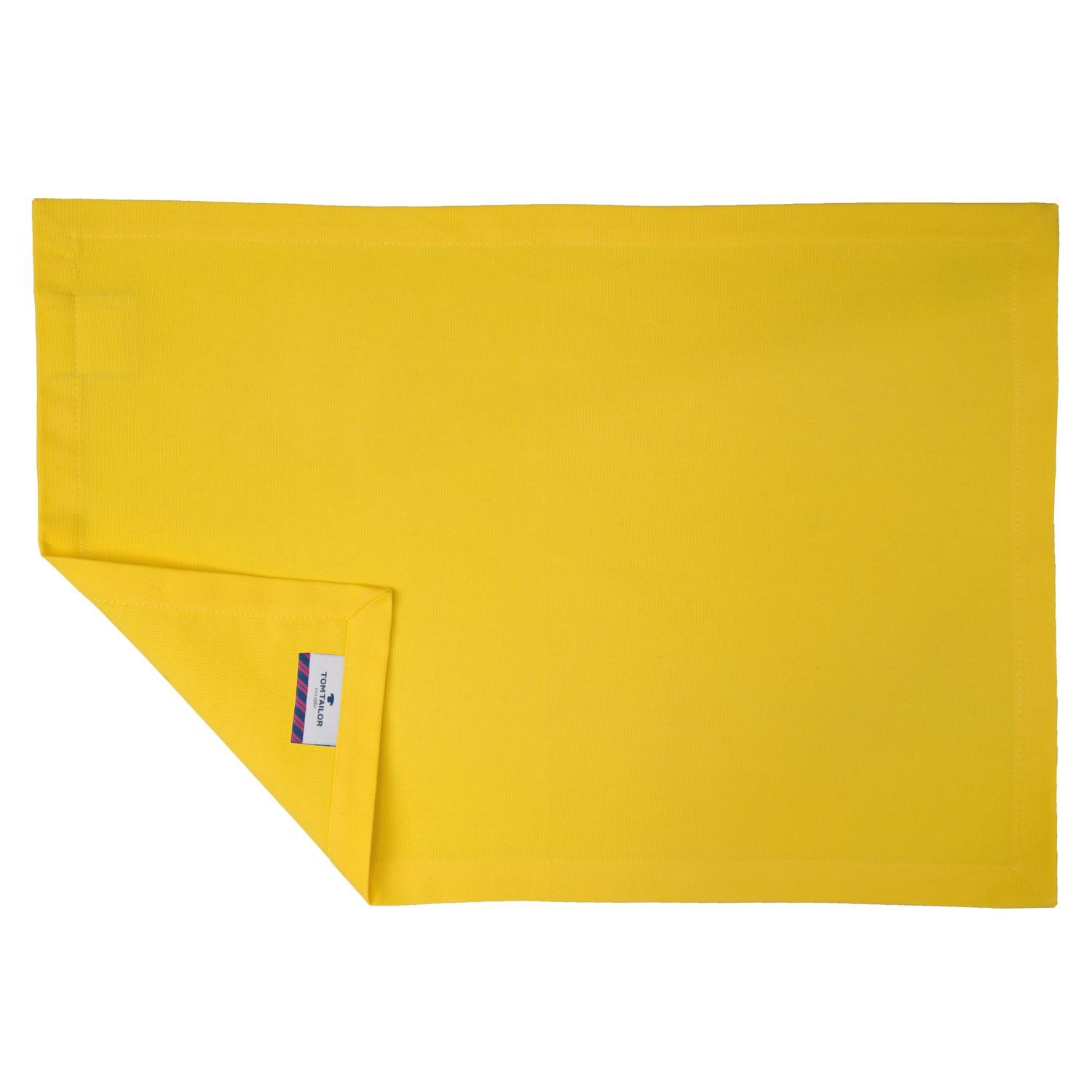 TOM TAILOR Platzset DOVE Tisch Set, (Spar-Set, 6-St), 35 x 50 cm in Zitrone