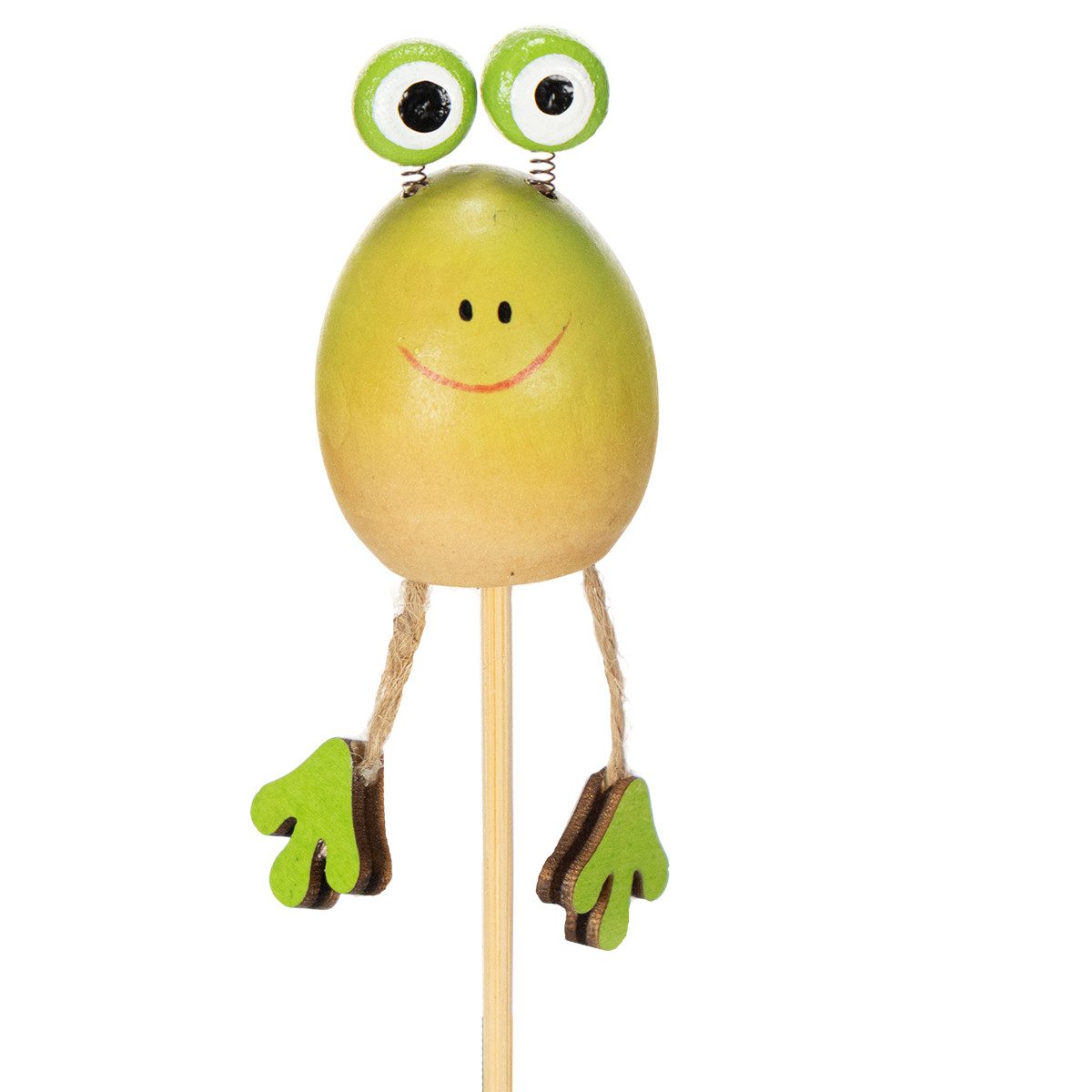 Viana Gartenstecker Frosch-Dekofiguren für Pflanzenarrangements und Gartenakzente, 6 Stück