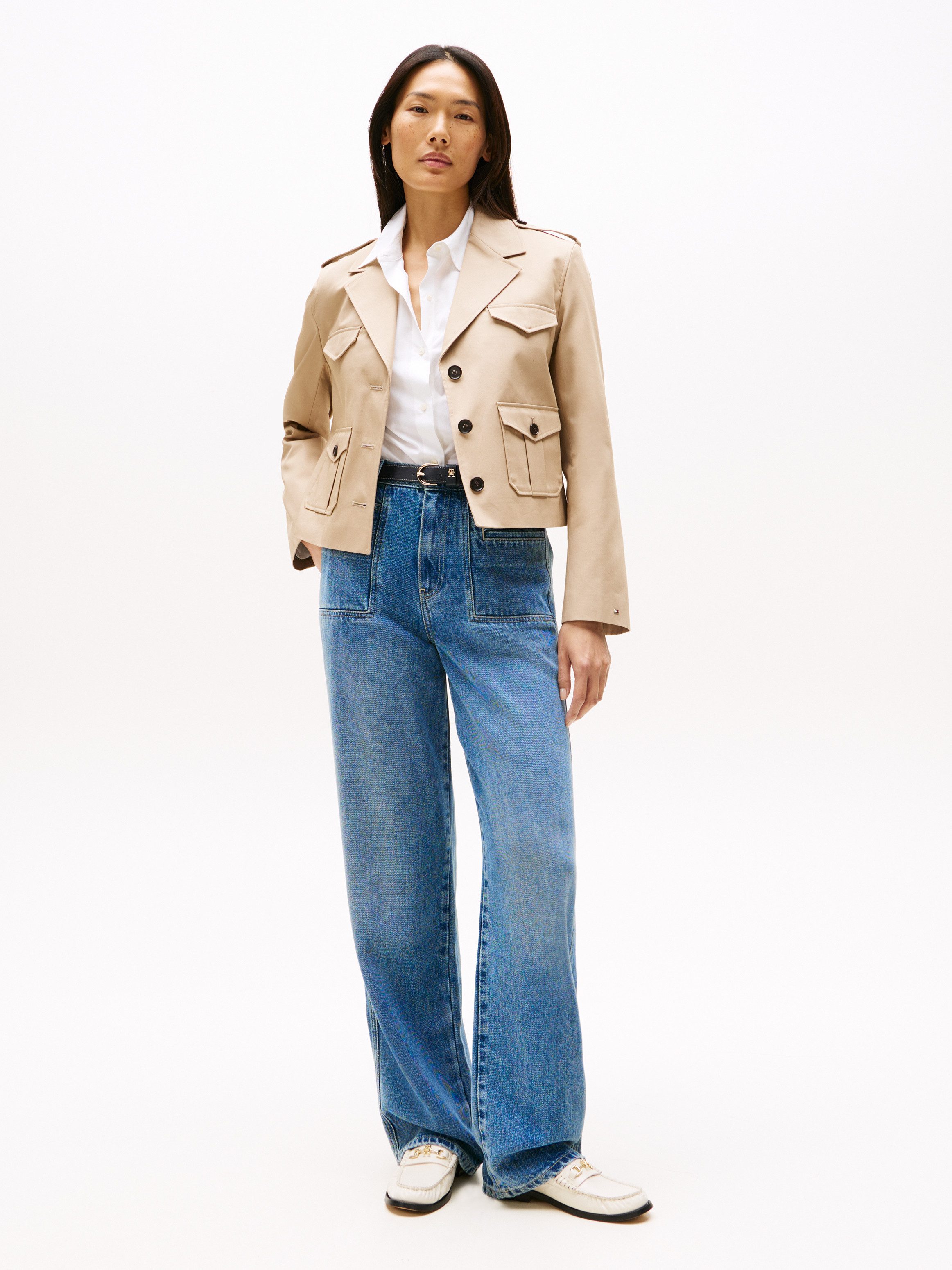 Tommy Hilfiger Kurzblazer COTTON REGULAR LADY JACKET günstig online kaufen