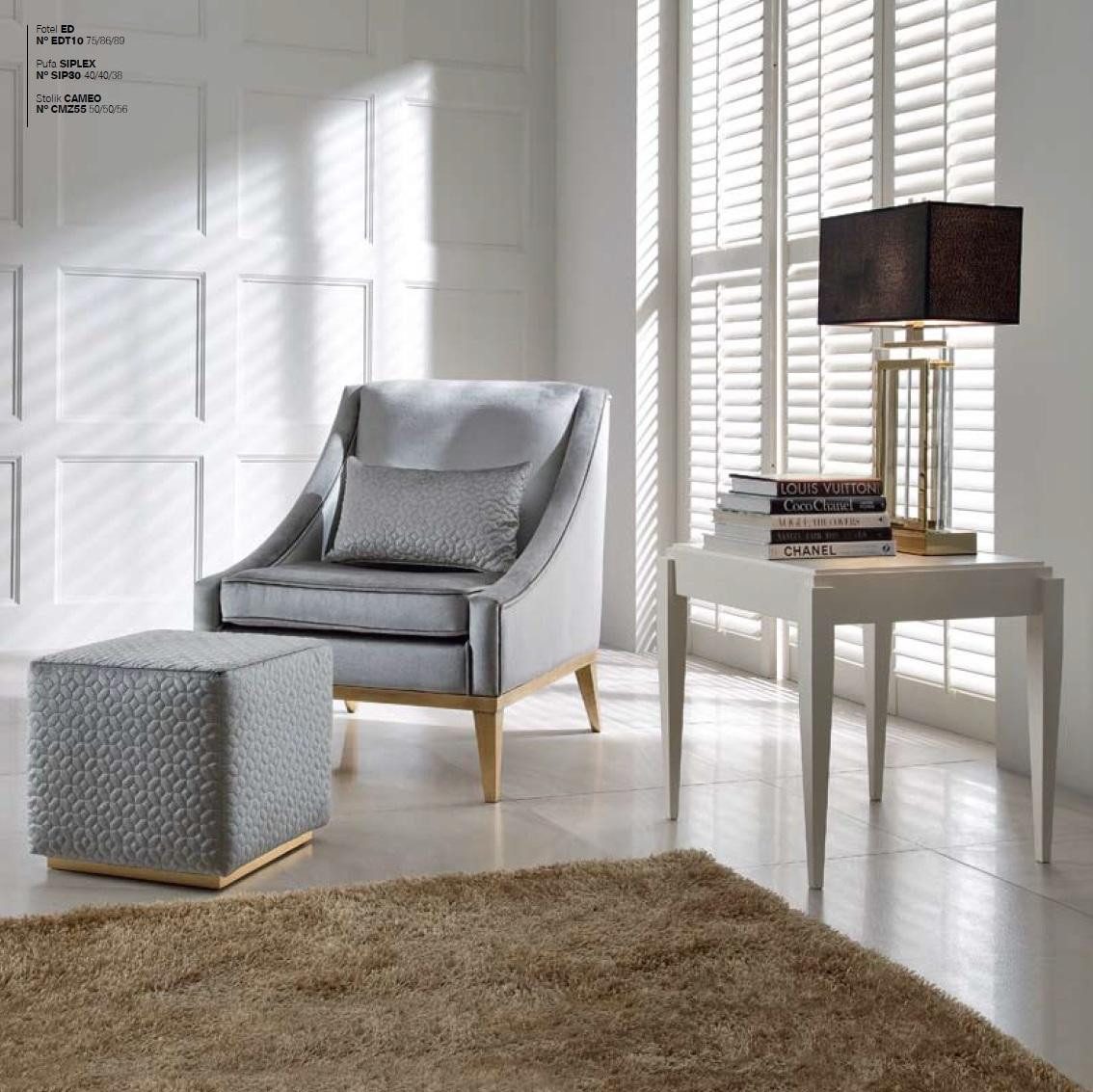 JVmoebel Wohnzimmer-Set Wohnzimmer Set: 2-teiliges Ohrensessel und Tisch Duo, Made in Europa