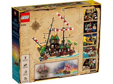 LEGO® Konstruktionsspielsteine LEGO® Ideas - Piraten der Barracuda-Bucht, (Set, 2545 St)