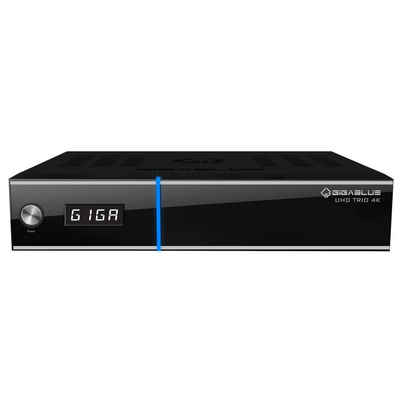 Gigablue UHD TRIO 4K 2160p 1xDVB-S2X MS 1xDVB-C/T2 Tuner E2 Linux Receiver Schwarz Satellitenreceiver
