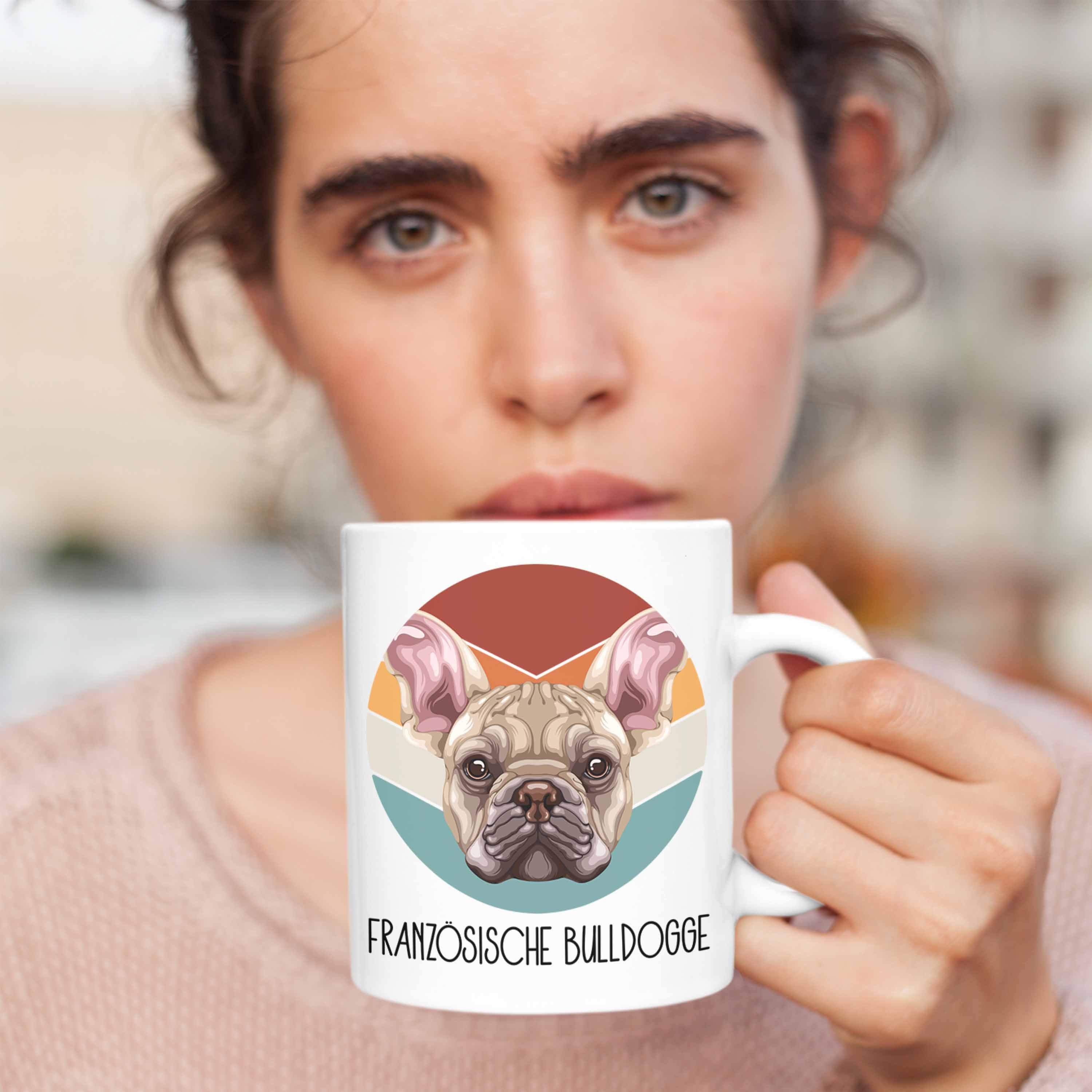 Tasse Weiss Besitzer Trendation Geschen Französische Tasse Bulldogge Lustiger Geschenk Spruch