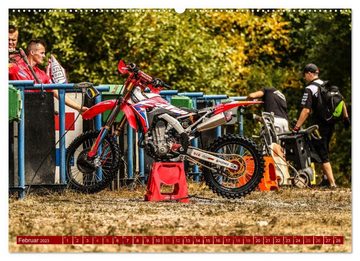 CALVENDO Wandkalender Dirtbikes - pure technique (Premium, hochwertiger DIN A2 Wandkalender 2023, Kunstdruck in Hochglanz)