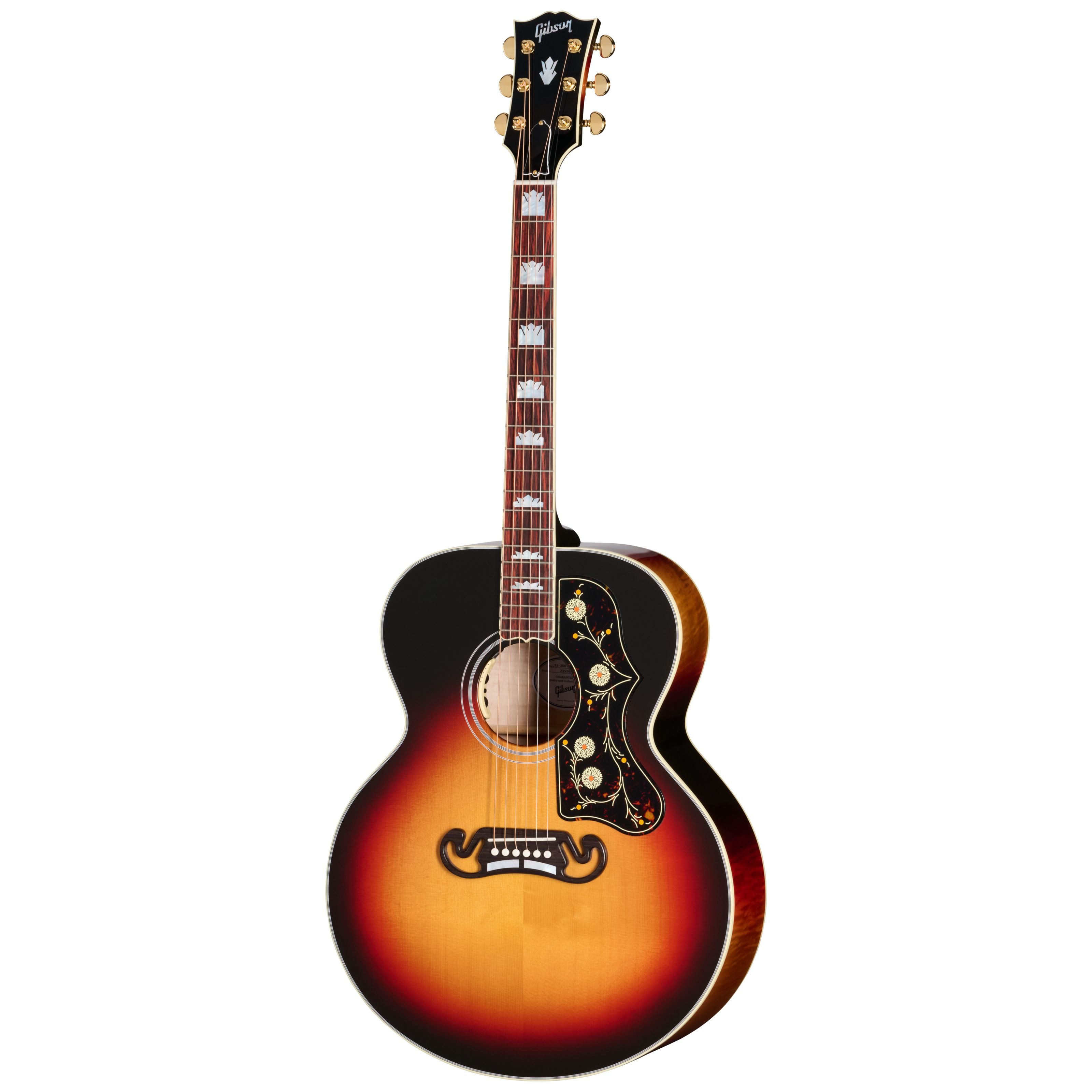 Gibson Westerngitarre, Westerngitarren, Jumbo Gitarren, SJ-200 Standard Maple Tri Burst - Westerngitarre