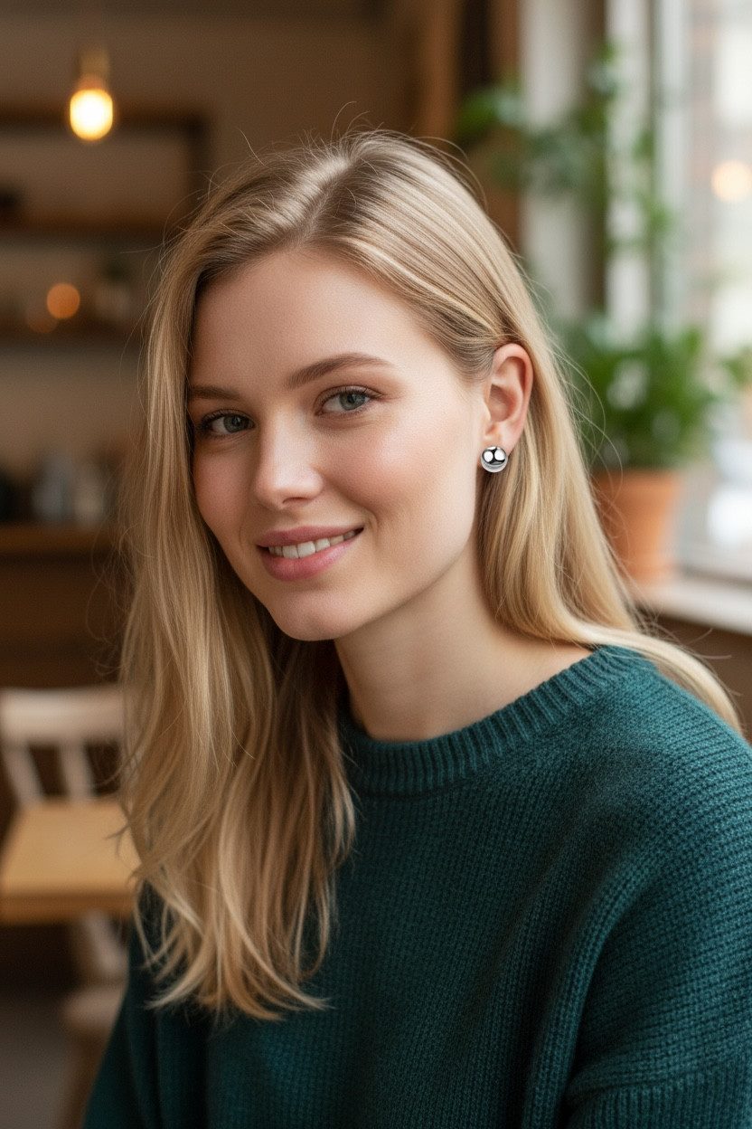 Karisma Schmuck Paar Ohrstecker Unisex Titan G23 Ohrring Kugel Antiallergen 3- 4mm – Bild 3 von 3