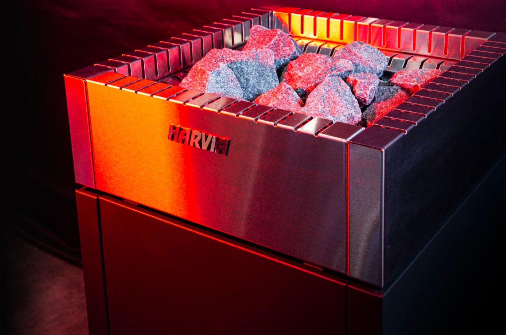 HARVIA Saunaofen Harvia QUBE Elektro-Saunaofen 10,5 kW, 10.5 kW, Integrierte Steuerung, Elektrisches Heizen; Gleichmäßige Wärmeverteilung; Aufgussbetrieb