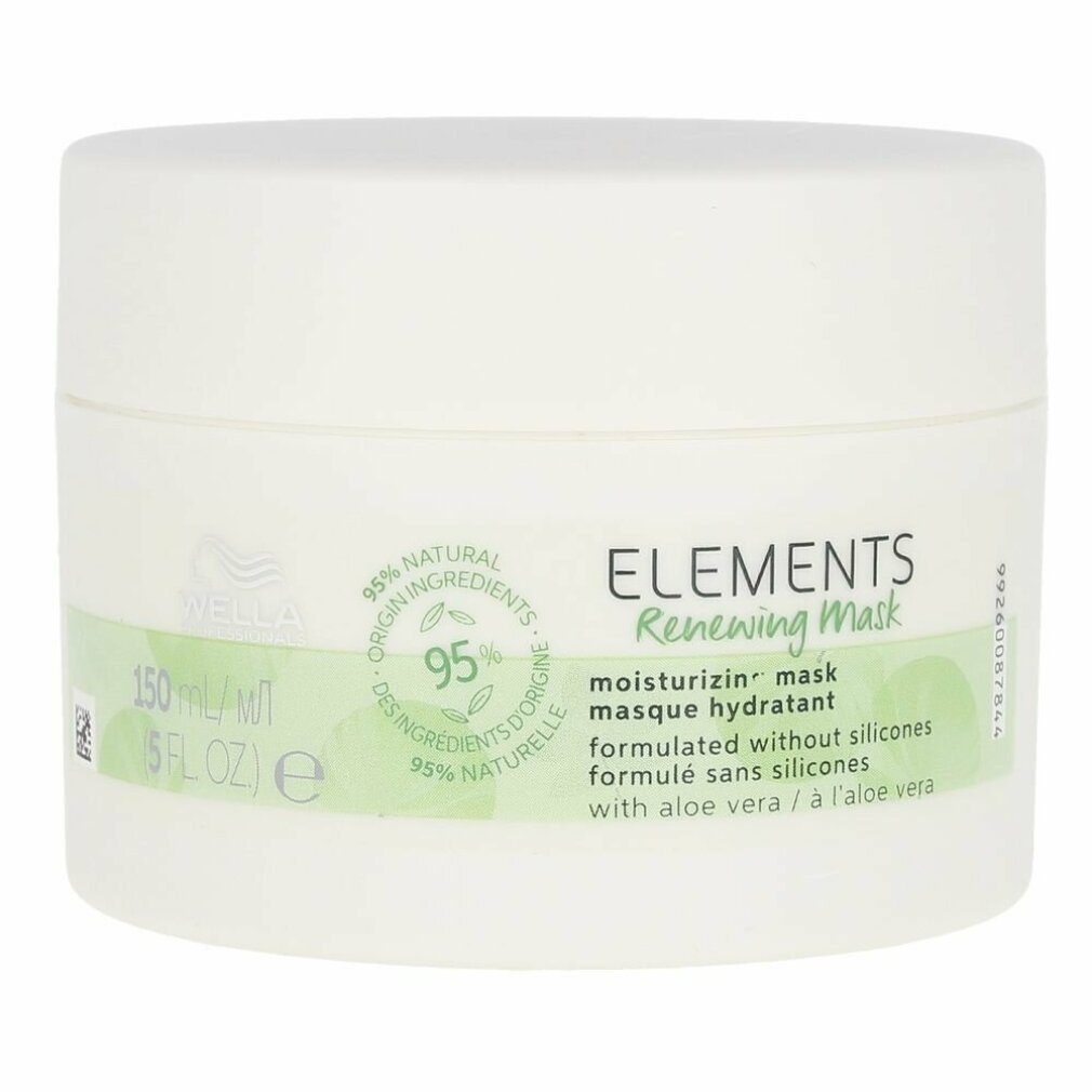 Wella Professionals Haarkur Elements Starkende Masque Parabenfreier