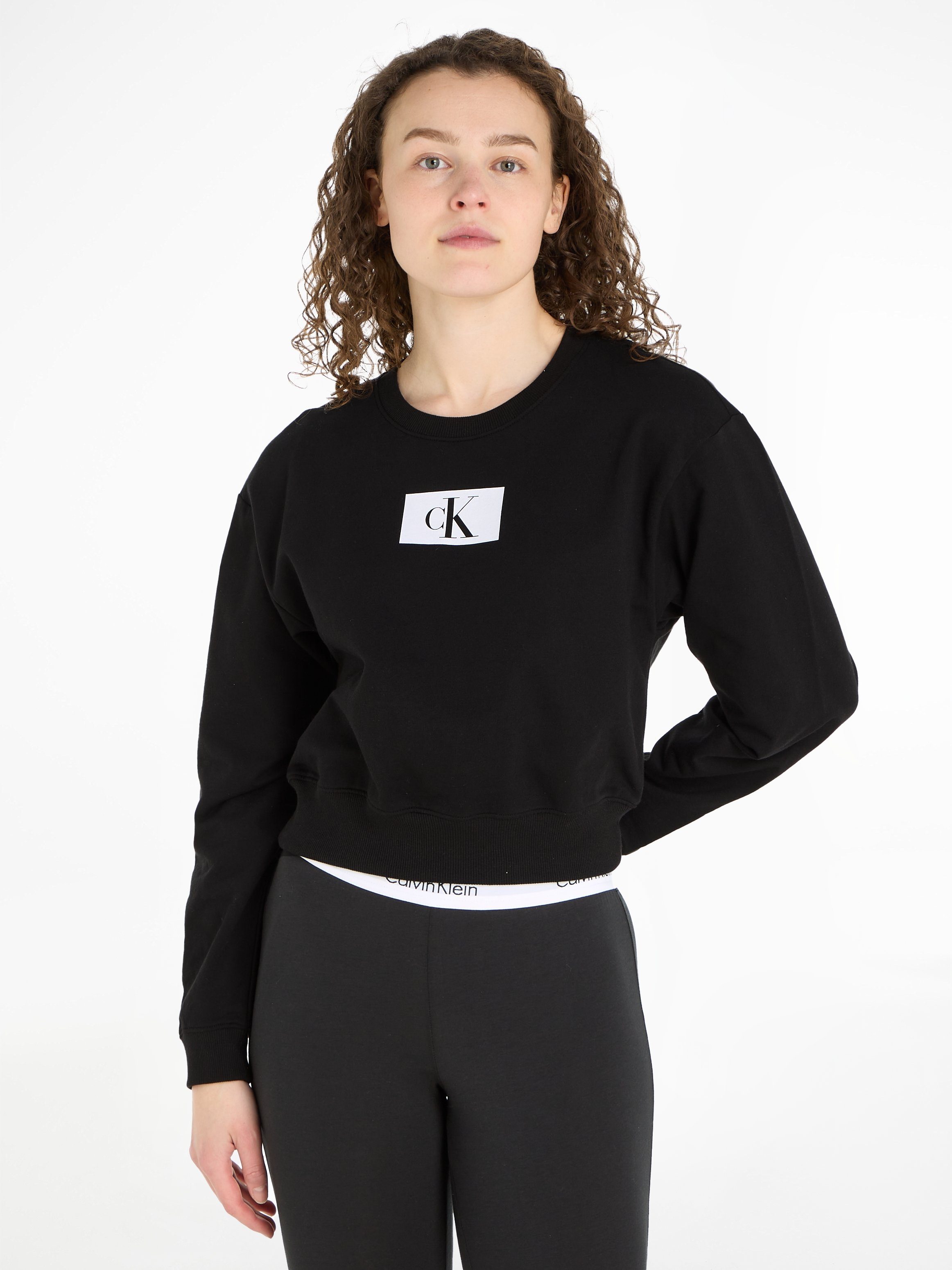 Calvin Klein Underwear Sweatshirt L/S SWEATSHIRT im Cropped-Design BLACK | Sweatshirts