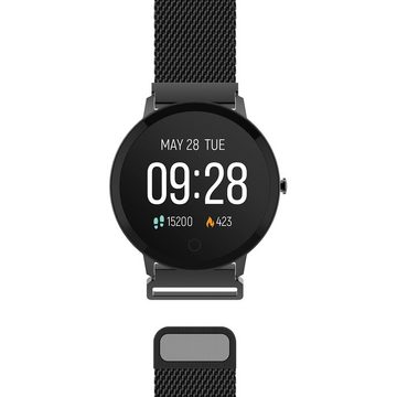 Forever Fitness-Tracker Forevive Wasserdicht IP67 Multi-Sport-Funktion Smart Watch Android iOS