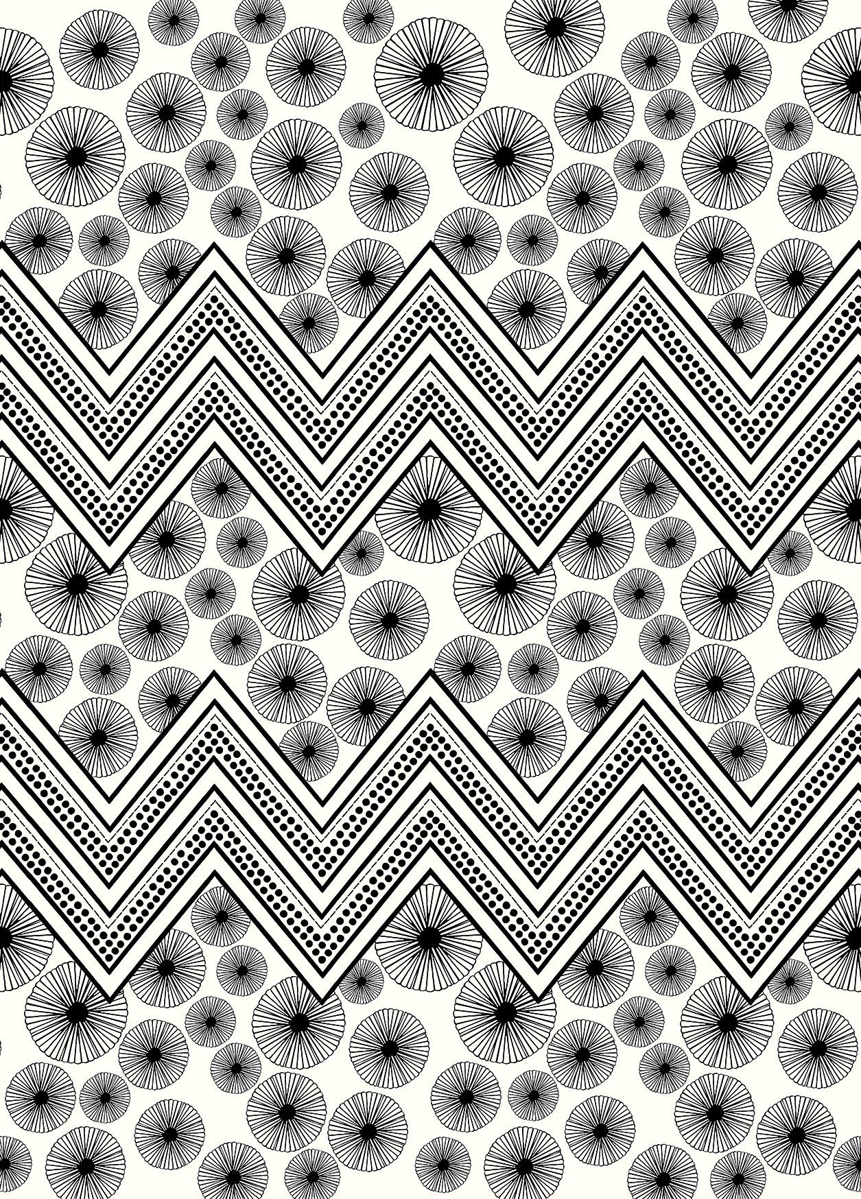 Rasch Vliestapete Rasch Selection Digital, Grafisch, schwarz weiß 532043