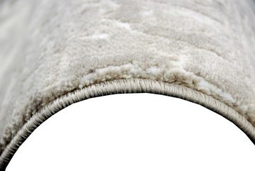 Teppich Moderner Teppich Kurzflor Teppich Wohnzimmerteppich grau creme, Carpetia, rechteckig, Höhe: 11 mm