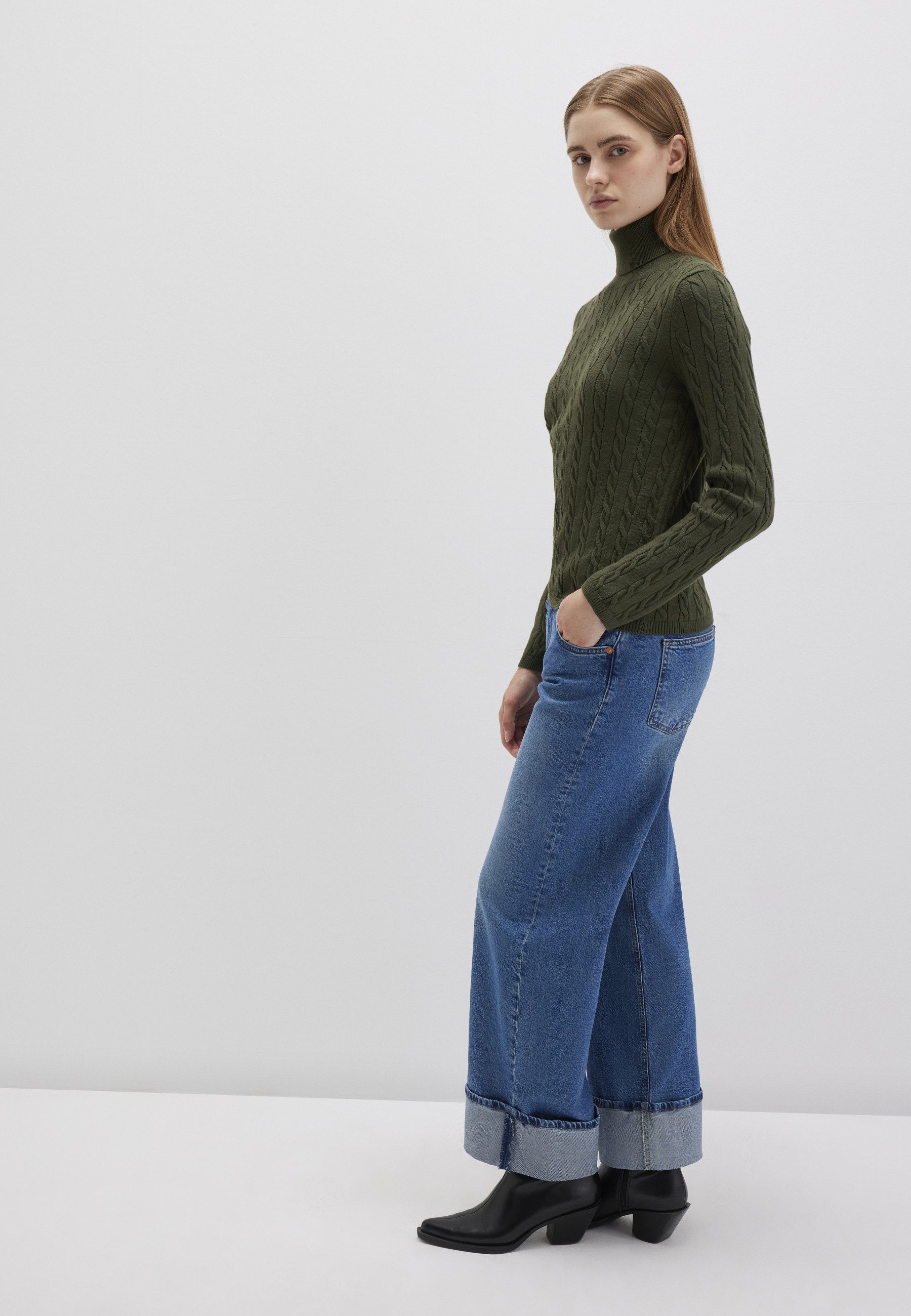 Mavi Strickpullover HIGH NECK SWEATER Pullover Rollkragen günstig online kaufen