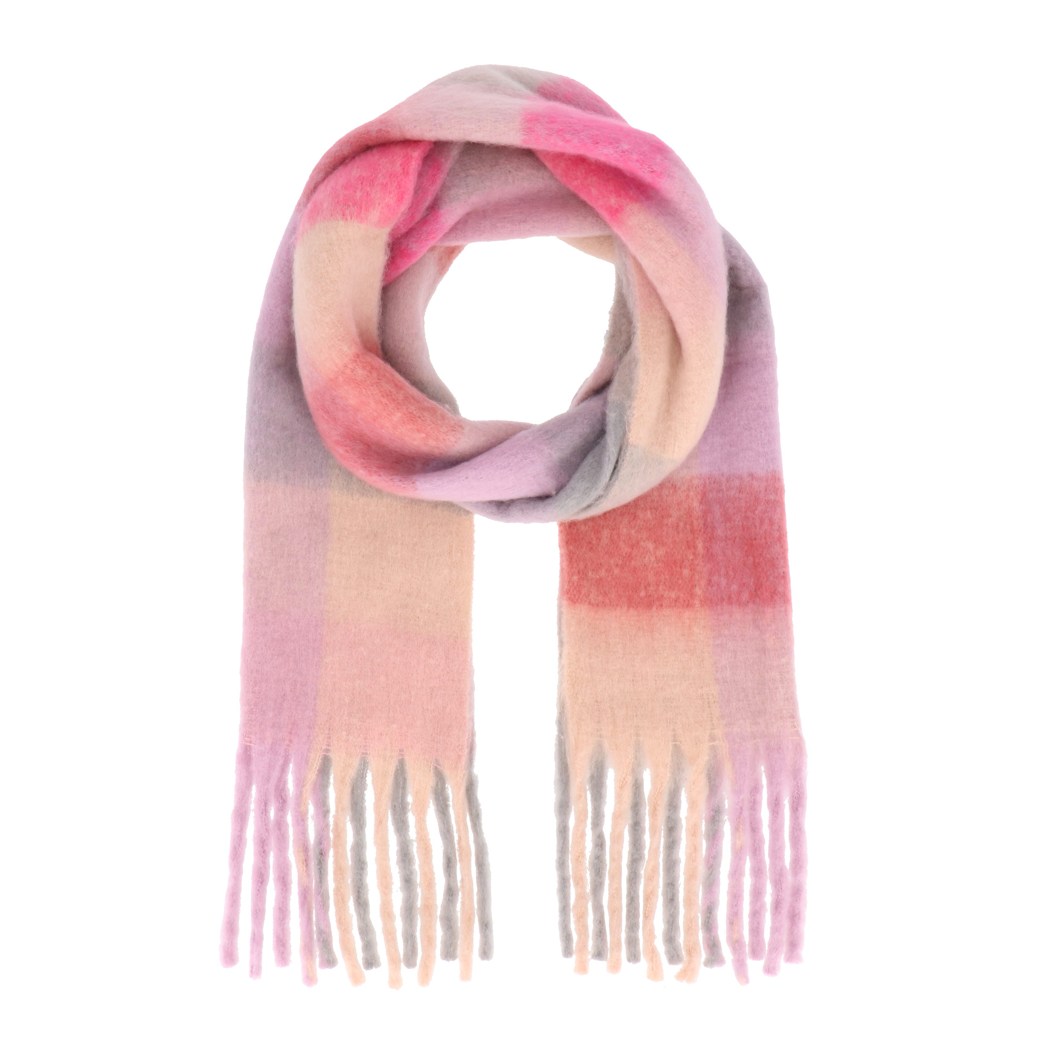 halsüberkopf Accessoires Modeschal Blockkaro in Pastellfarben, extra lange günstig online kaufen