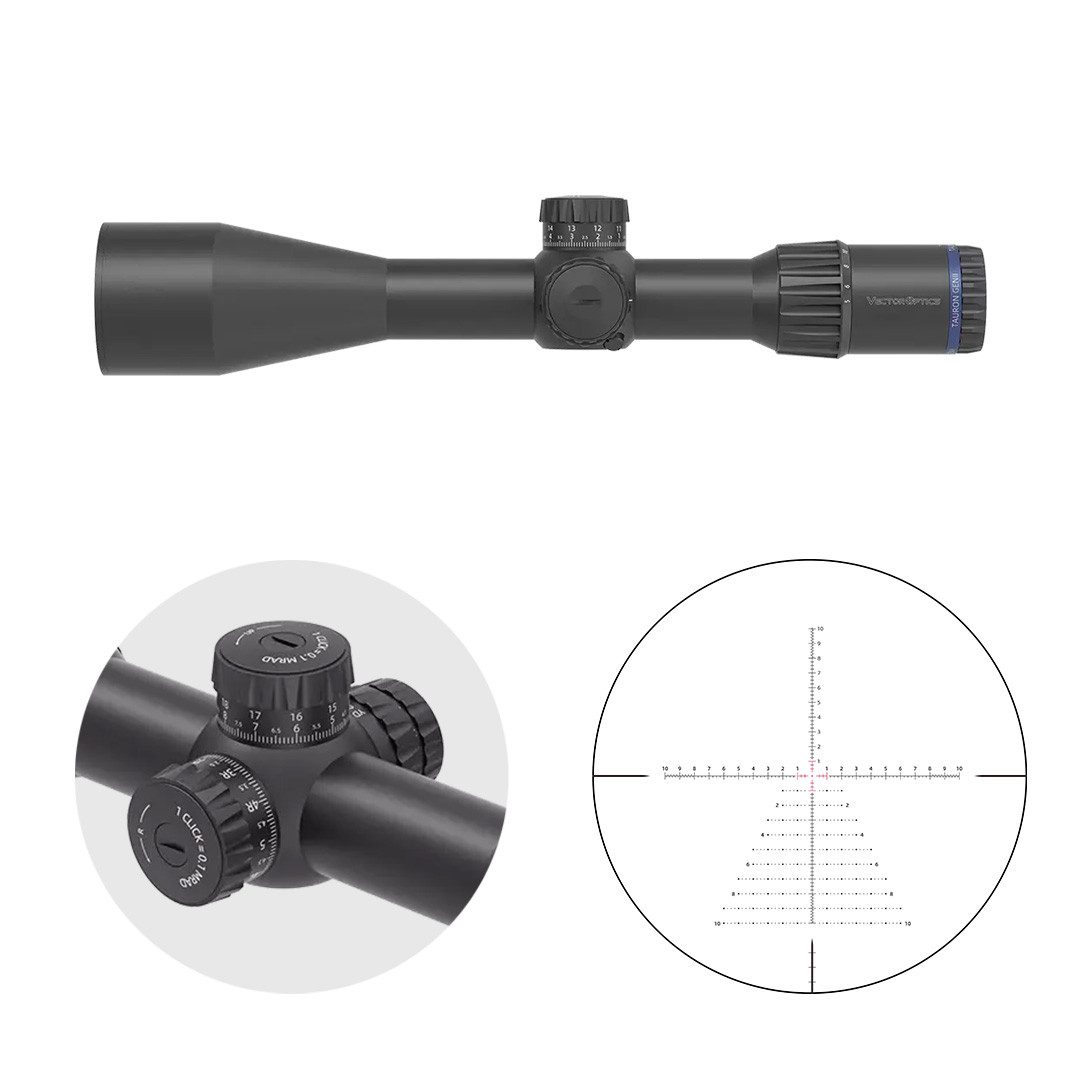 Vector Optics Vector Optics SCFF-35 Tauron 5-40x56 ED GenII FFP Zielfernrohr (Ideal für Jagd, Sport und Airsoft)